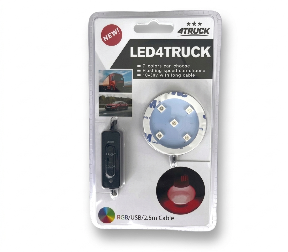 Éclairage d'ambiance pour diffuseur de parfum de voiture LED4TRUCK USB
